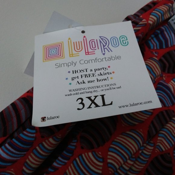 Lularoe Madison Skirt Geometric Print Size 3XL - Picture 6 of 7